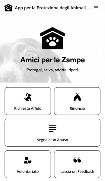 App per la Protezione degli Animali Domestici