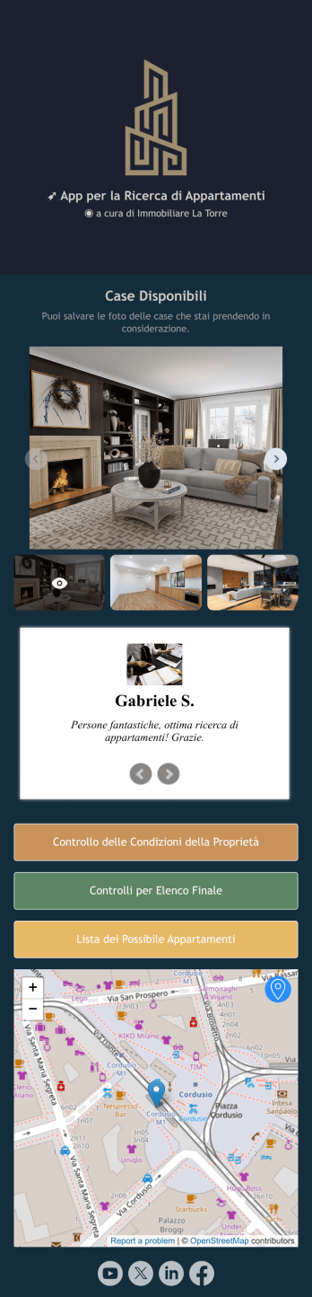 App per la Ricerca di Appartamenti