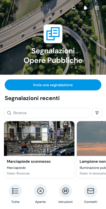 App per la Segnalazione di Lavori Pubblici