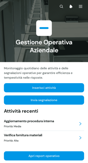 App per le Operazioni Aziendali