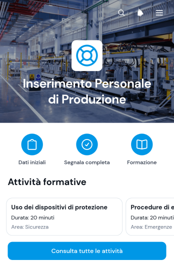 App per l’Inserimento del Personale di Produzione