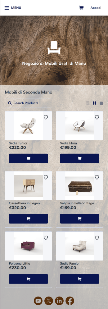 App per Mobili Usati Template