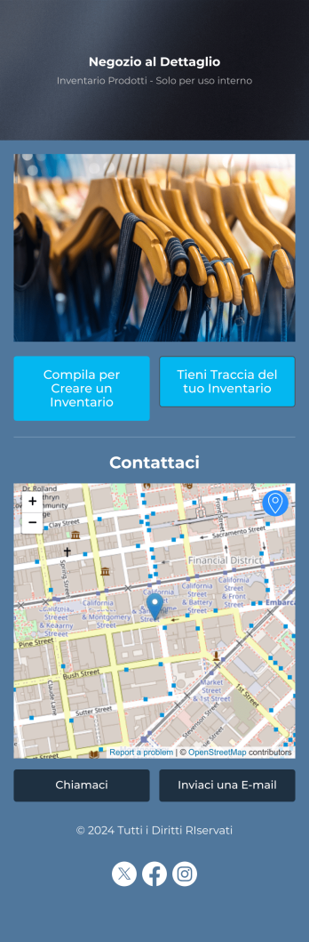 App per Negozio al Dettaglio Template