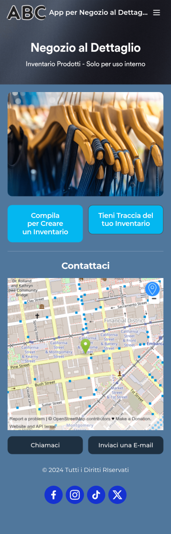 App per Negozio al Dettaglio