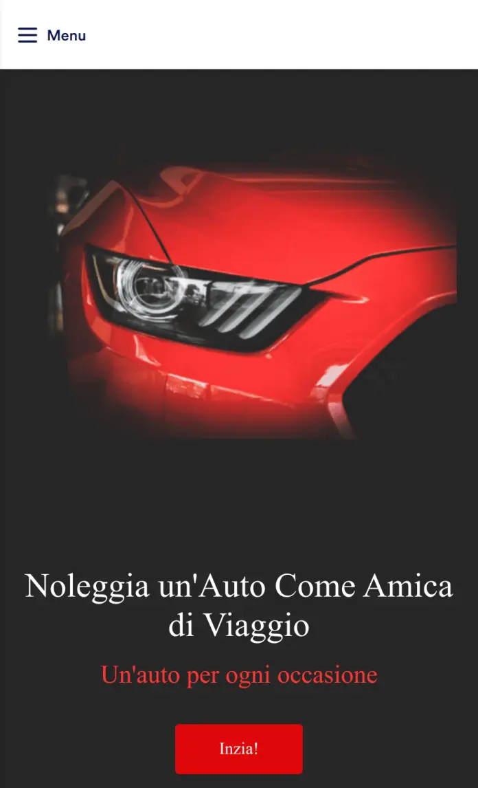 App per Noleggio Auto