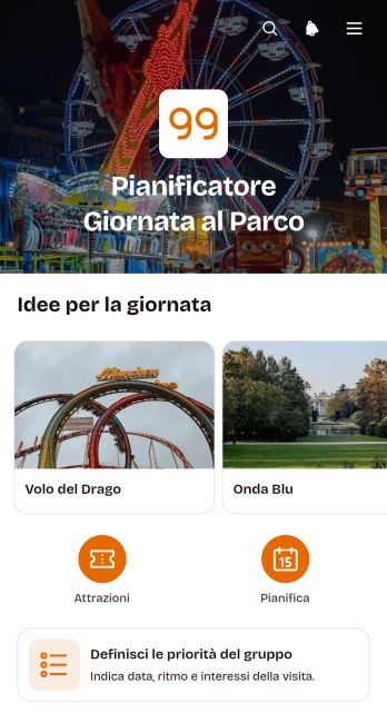 App per Pianificare una Giornata al Parco Divertimenti