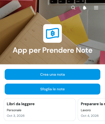 App per Prendere Appunti