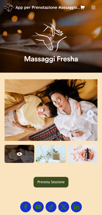 App per Prenotazione Massaggio Terapeutico