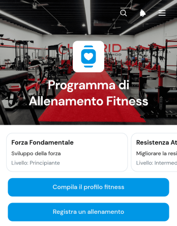 App per Programmi di Allenamento Fisico