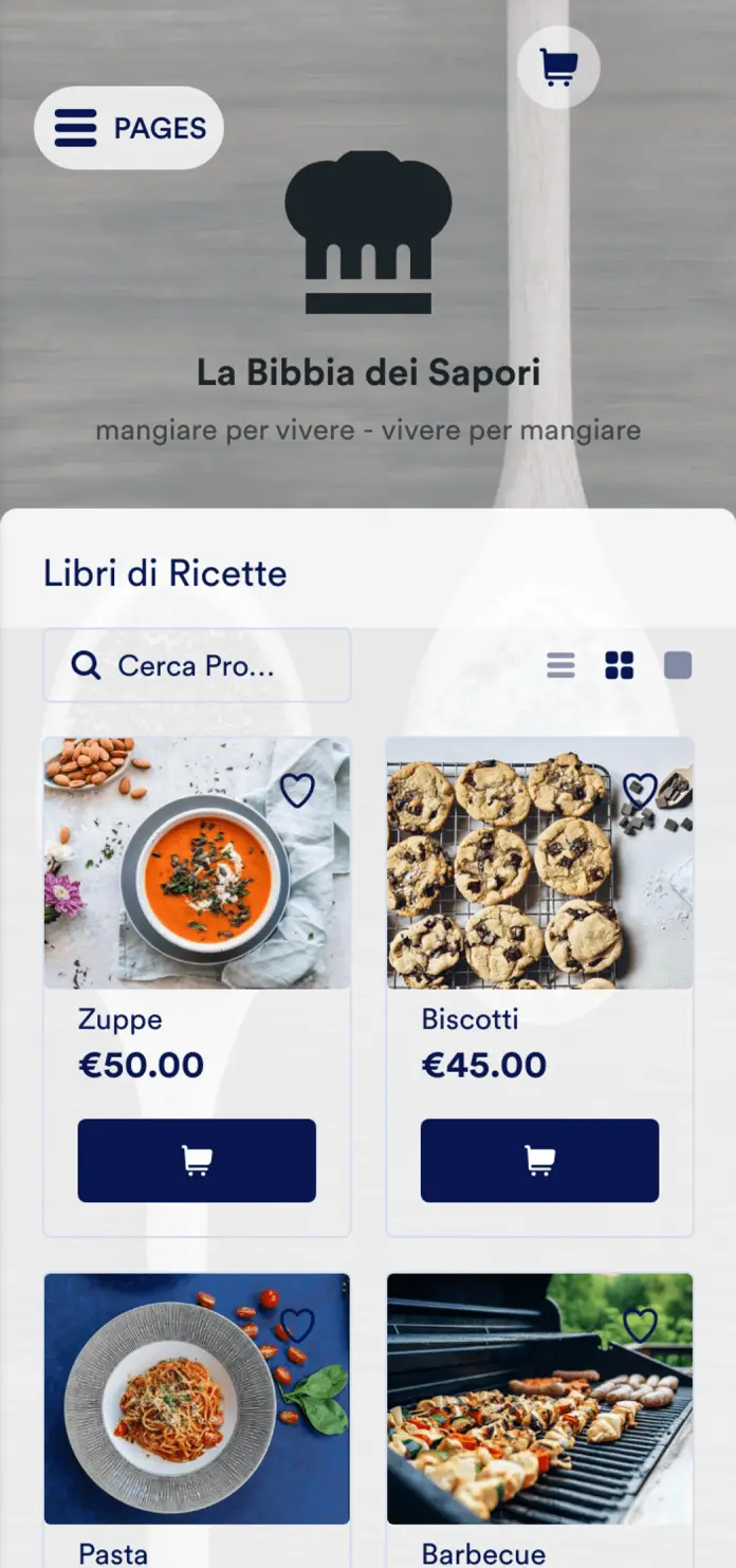 App per Ricettari