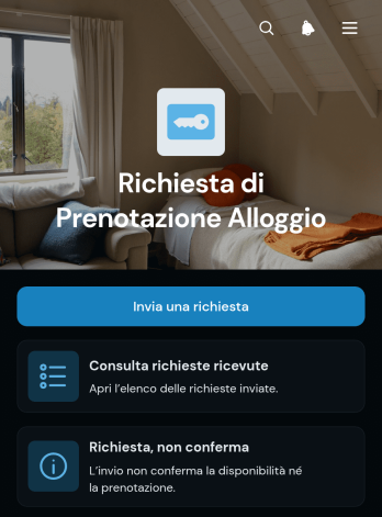 App per Richieste di Prenotazione di Alloggi