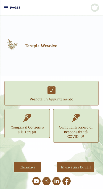 App per Terapia Online Template