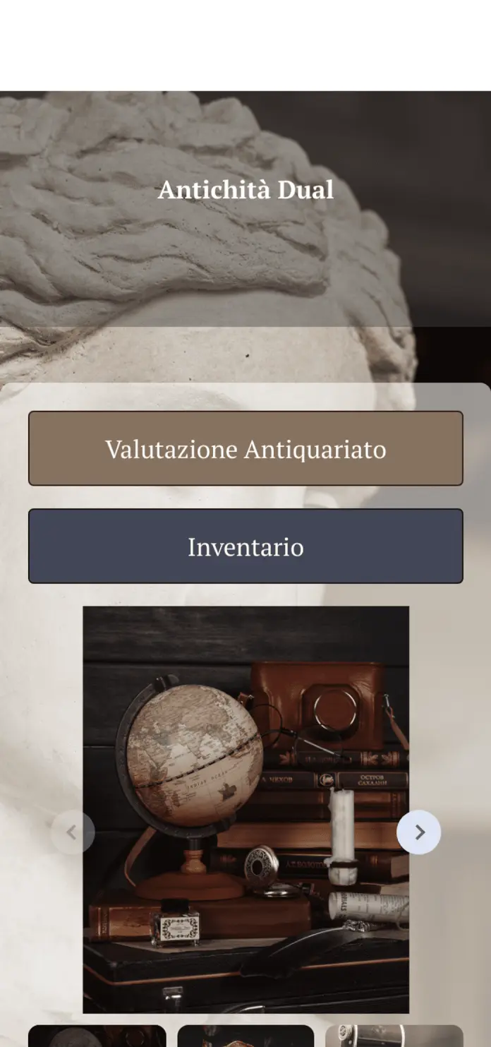 App per Valutazione Antiquariato