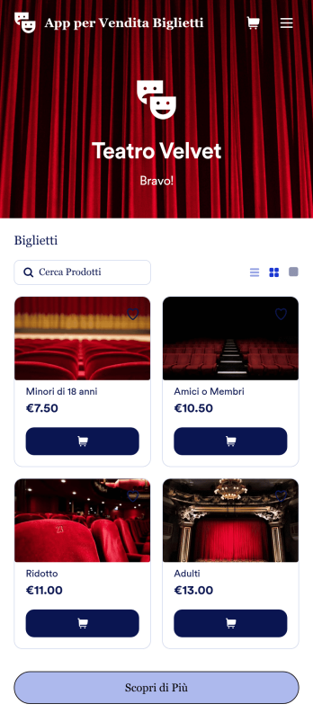 App per Vendita Biglietti