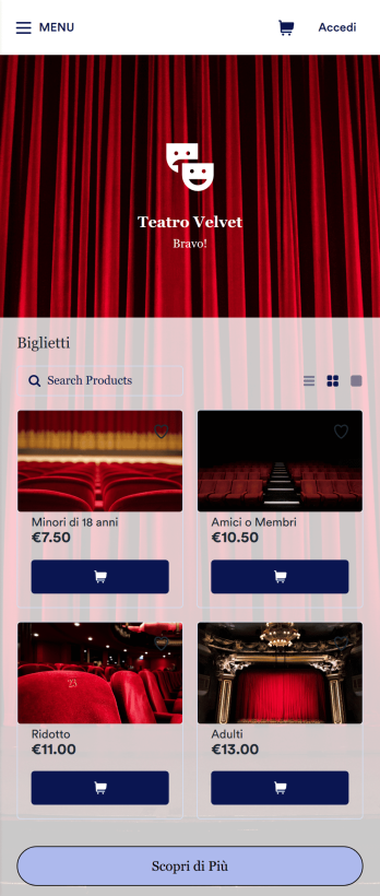 App per Vendita Biglietti
