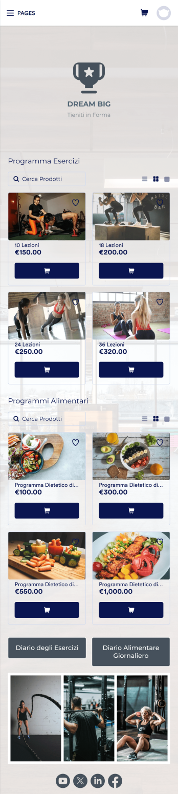 App Personal Trainer Template
