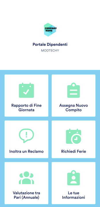 App Portale Dipendenti Template