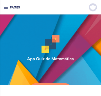 App Quiz de Matemática Template