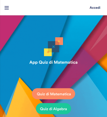 App Quiz di Matematica
