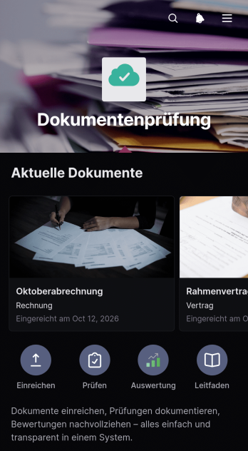 App zur Dokumentenprüfung