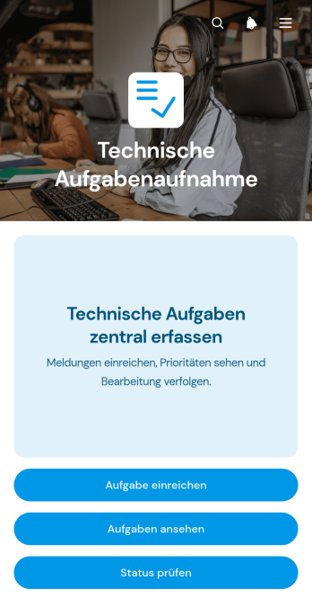 App zur Erfassung Technischer Aufgaben