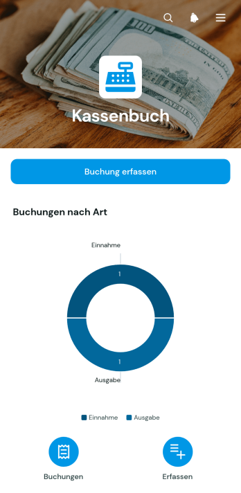 App zur Nachverfolgung von Bargeldtransaktionen
