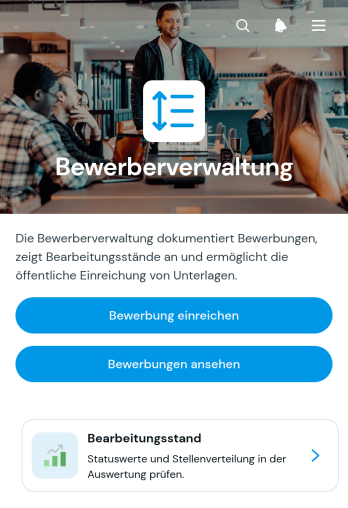 App zur Verwaltung von Bewerbungen