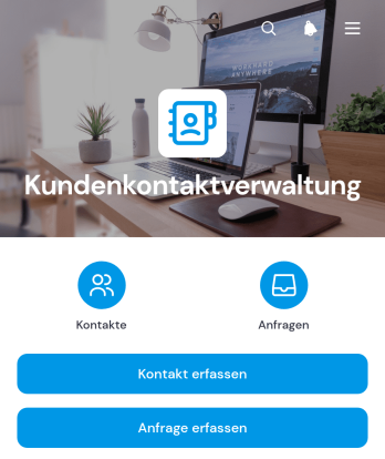 App zur Verwaltung von Kundenkontakten
