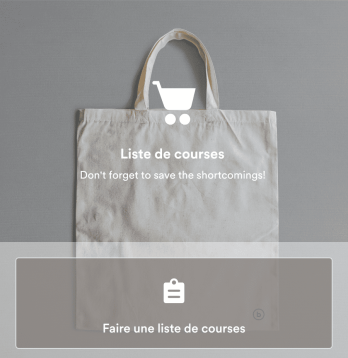 Appli de liste de courses