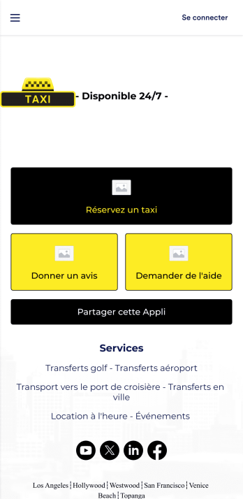 Appli pour pourboire de taxi Template