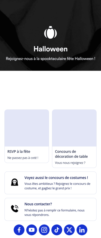Appli RSVP Halloween