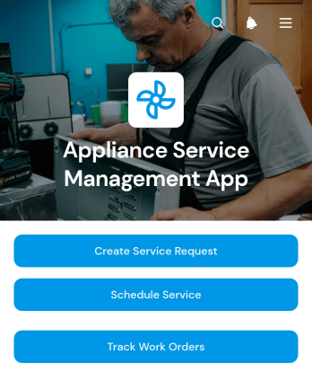 Appliance Service Management App Template