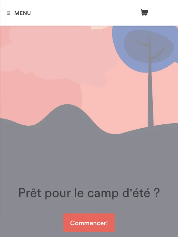 Application Camp d'été