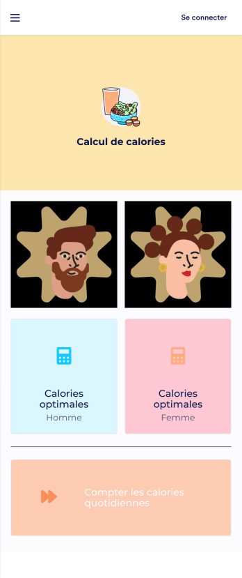 Application de calcul de calories