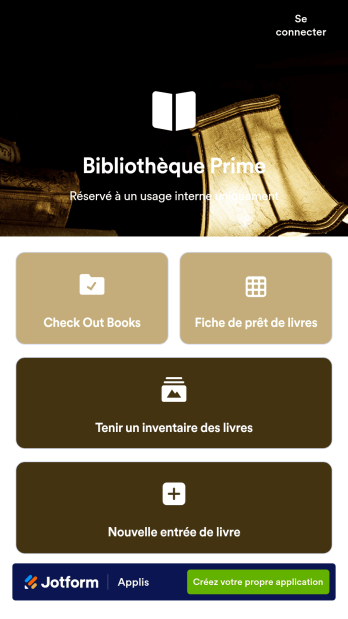 Application de gestion de bibliothèque