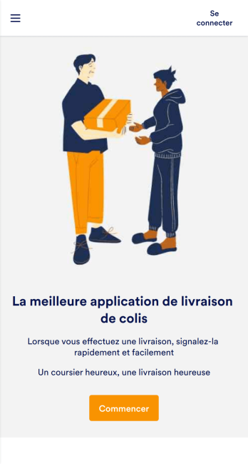 Application de livraison de colis