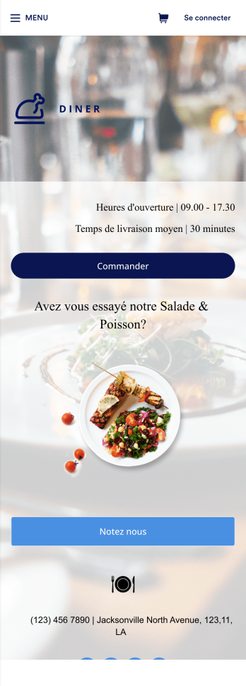 Application de livraison de nourriture