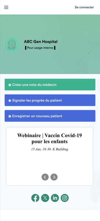 Application de note du médecin