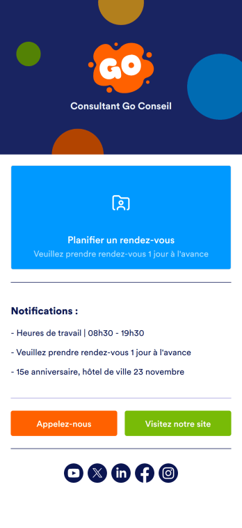 Application de planification