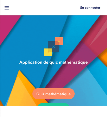 Application de quiz mathématique