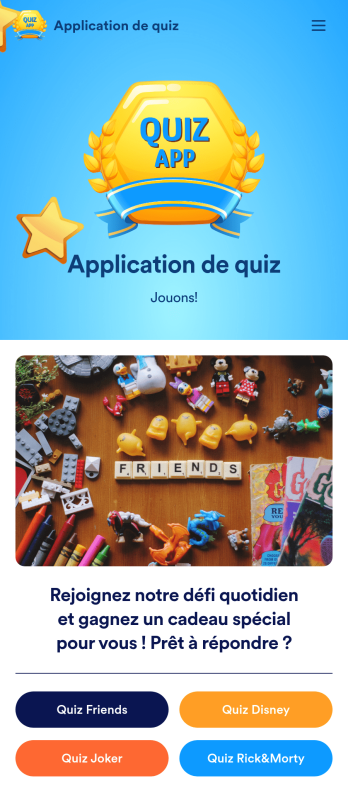 Application de Quiz