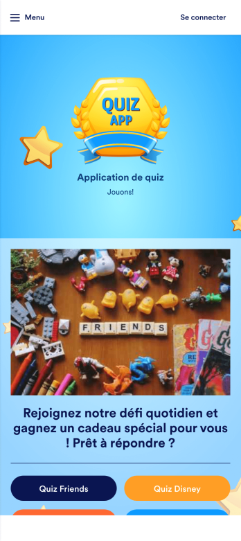 Application de Quiz Template