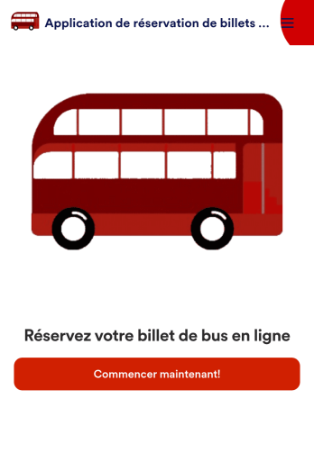Application de réservation de billets de bus en ligne