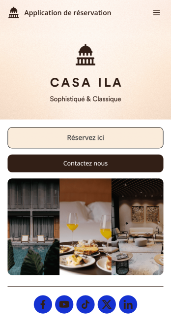 Application de réservation