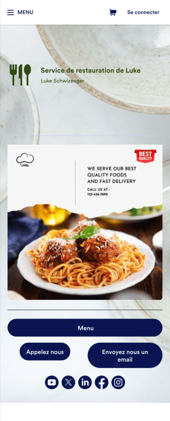 Application de restauration Template