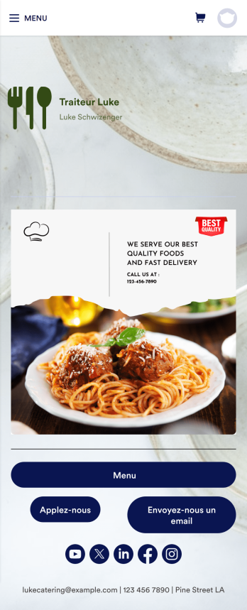 Application de restauration Template