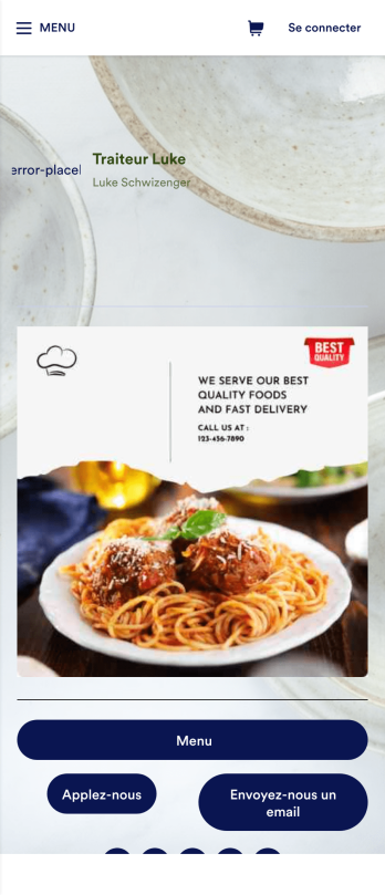 Application de restauration Template