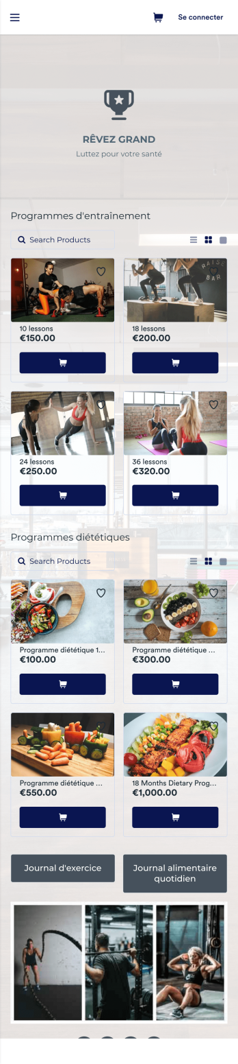 Application d'entraîneur personnel
