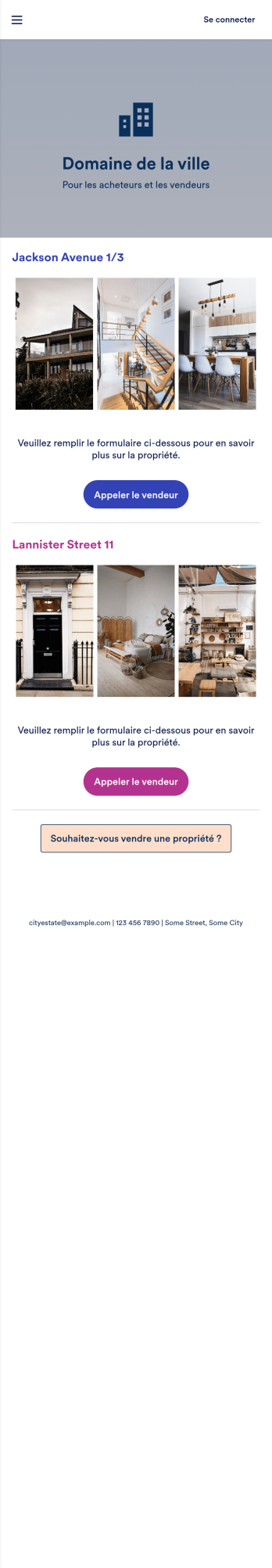 Application immobilière