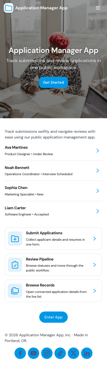 Application Manager App Template